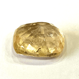 Yellow Sapphire (Pukhraj - 6.10 cts) - Ceylonese - Himalaya Rudraksha Anusandhan Kendra