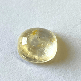 Yellow Sapphire (Pukhraj - 6.55 cts) - Ceylonese - Himalaya Rudraksha Anusandhan Kendra