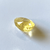 Yellow Sapphire (Pukhraj - 6.60 cts) - Ceylonese - Himalaya Rudraksha Anusandhan Kendra