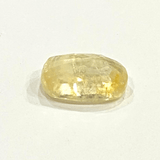 Yellow Sapphire (Pukhraj - 6.65 cts) - Ceylonese - Himalaya Rudraksha Anusandhan Kendra