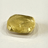 Yellow Sapphire (Pukhraj - 6.95 cts) - Ceylonese - Himalaya Rudraksha Anusandhan Kendra
