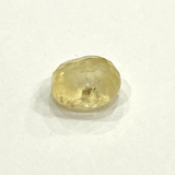Yellow Sapphire (Pukhraj - 6.95 cts) - Ceylonese - Himalaya Rudraksha Anusandhan Kendra