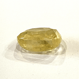 Yellow Sapphire (Pukhraj - 6.95 cts) - Ceylonese - Himalaya Rudraksha Anusandhan Kendra