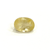 Yellow Sapphire (Pukhraj - 7.15 cts) - Ceylonese - Himalaya Rudraksha Anusandhan Kendra