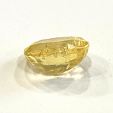 Yellow Sapphire (Pukhraj - 7.40 cts) - Ceylonese - Himalaya Rudraksha Anusandhan Kendra
