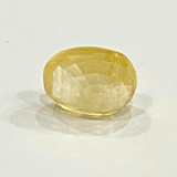 Yellow Sapphire (Pukhraj - 7.45 cts) - Ceylonese - Himalaya Rudraksha Anusandhan Kendra