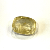 Yellow Sapphire (Pukhraj - 7.45 cts) - Ceylonese - Himalaya Rudraksha Anusandhan Kendra