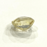 Yellow Sapphire (Pukhraj - 7.50 cts) - Ceylonese - Himalaya Rudraksha Anusandhan Kendra