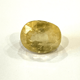 Yellow Sapphire (Pukhraj - 7.90 cts) - Ceylonese - Himalaya Rudraksha Anusandhan Kendra