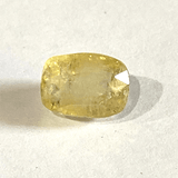 Yellow Sapphire (Pukhraj - 8.40 cts) - Ceylonese - Himalaya Rudraksha Anusandhan Kendra
