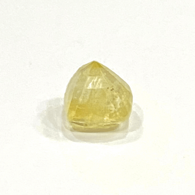 Yellow Sapphire (Pukhraj - 8.75 cts) - Ceylonese - Himalaya Rudraksha Anusandhan Kendra