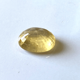 Yellow Sapphire (Pukhraj - 8.80 cts) - Ceylonese - Himalaya Rudraksha Anusandhan Kendra