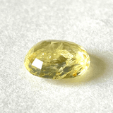 Yellow Sapphire (Pukhraj - 9.50 cts) - Ceylonese - Himalaya Rudraksha Anusandhan Kendra